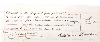 1862 BRITISH MORTGAGE DOCUMENT 