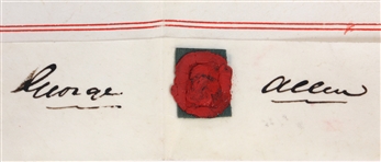 1866 BRITISH MORTGAGE DOCUMENT 