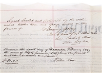 1866 BRITISH MORTGAGE DOCUMENT 