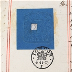 1878 BRITISH MORTGAGE DOCUMENT 