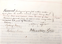 1878 BRITISH MORTGAGE DOCUMENT 