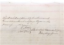 1816 BRITISH LEASE DOCUMENT