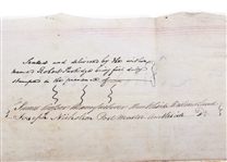 1820 BRITISH LEASE DOCUMENT 