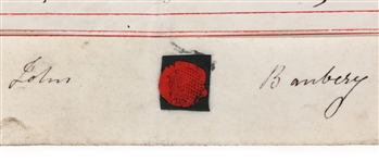 1849 BRITISH LEASE DOCUMENT 