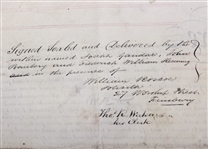 1849 BRITISH LEASE DOCUMENT 