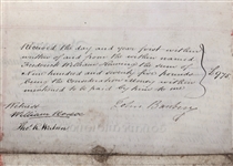 1849 BRITISH LEASE DOCUMENT 