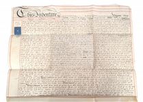 1874 BRITISH CONVEYANCE LEASE DOCUMENT 