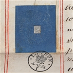 1874 BRITISH CONVEYANCE LEASE DOCUMENT 