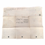 1874 BRITISH CONVEYANCE LEASE DOCUMENT 