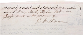 1874 BRITISH CONVEYANCE LEASE DOCUMENT 