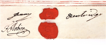 1820 BRITISH PARCEL RELEASE DOCUMENT 
