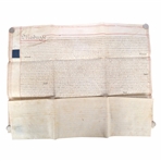 1820 BRITISH PARCEL RELEASE DOCUMENT 