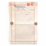 1895 BRITISH ASSIGNMENT OF LEASEHOLD DOCUMENT 