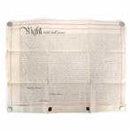 1878 BRITISH DEED DOCUMENT 