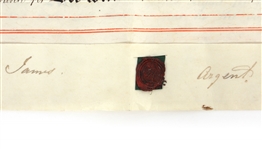 1878 BRITISH DEED DOCUMENT 