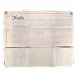 1878 BRITISH DEED DOCUMENT 