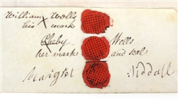 1804 BRITISH RELEASE OF PROPERTY DOCUMENT 