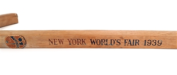 NEW YORK WORLD'S FAIR 1939 SQUARE WALKING CANE