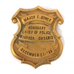 MAJOR BOWES AMATEUR HOUR 1939 WINDSOR, ON POLICE BADGE