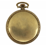 1920s MEN'S ELGIN GOLD-FILLED CASE POCKET WATCH
