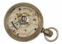 1920s MEN'S ELGIN NICKEL CASE POCKET WATCH