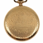 MEN'S ELGIN GOLD-FILLED CASE POCKET WATCH