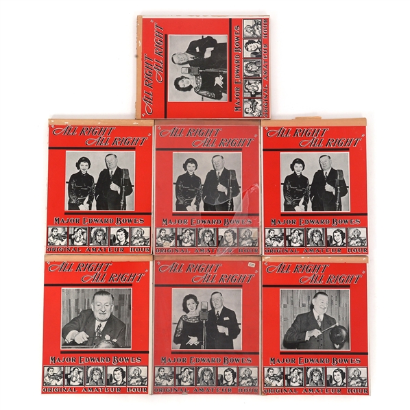 MAJOR BOWES AMATEUR HOUR "ALL RIGHT ALL RIGHT" NOTEPADS