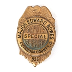 MAJOR BOWES AMATEUR HOUR CUYAHOGA CTY, OH SHERIFF BADGE