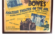 MAJOR BOWES AMATEUR HOUR NOW ON SCREEN POSTER
