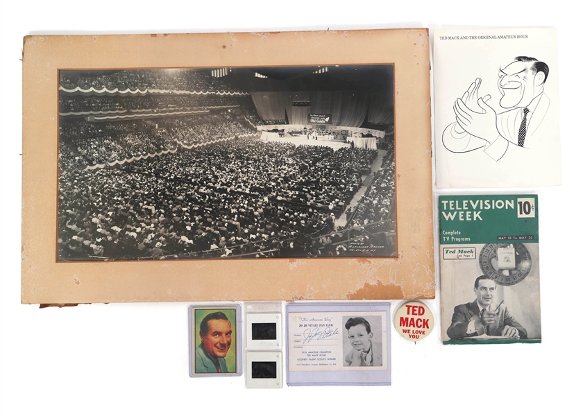 AMATEUR HOUR TED MACK SOUVENIRS & EPHEMERA