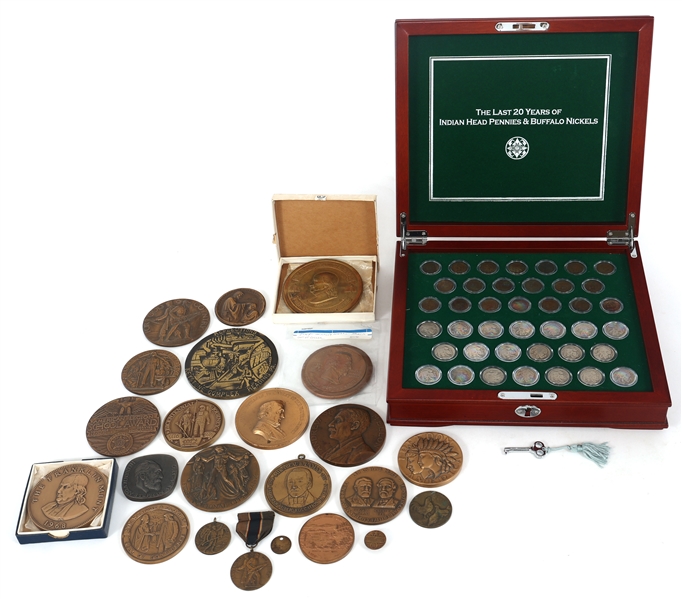 US COINS, TABLE MEDALS, & AWARDS