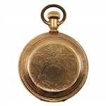 MEN'S WALTHAM GOLD-FILLED HUNTER'S CASE POCKET WATCH