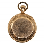 MEN'S WALTHAM GOLD-FILLED HUNTER'S CASE POCKET WATCH