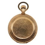 MEN'S WALTHAM GOLD-FILLED HUNTER'S CASE POCKET WATCH