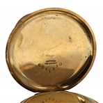 MEN'S ELGIN GOLD-FILLED CASE POCKET WATCH