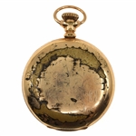 MEN'S HAMPDEN GOLD-FILLED HUNTER'S CASE POCKET WATCH