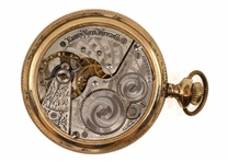 MEN'S ELGIN GOLD-FILLED CASE POCKET WATCH