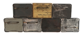 SOUVENIR PLAQUE, HUNTING/ FISHING LICENSES & BUTTONS