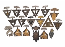 20TH C. FRATERNAL ORGANIZATION MEDALS & REGALIA