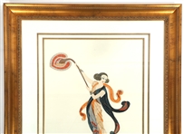 ERTE 'BALINESE' 1990 FRAMED SERIGRAPH #262/300