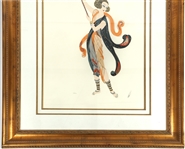 ERTE 'BALINESE' 1990 FRAMED SERIGRAPH #262/300