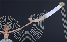 ERTE 'THE NECKLACE' SERIGRAPH #CII/CCL