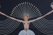 ERTE 'THE NECKLACE' SERIGRAPH #CII/CCL