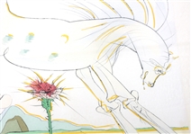 SALVADOR DALI THE HORSE & THE WOLF LITHOGRAPH VIII/LXII