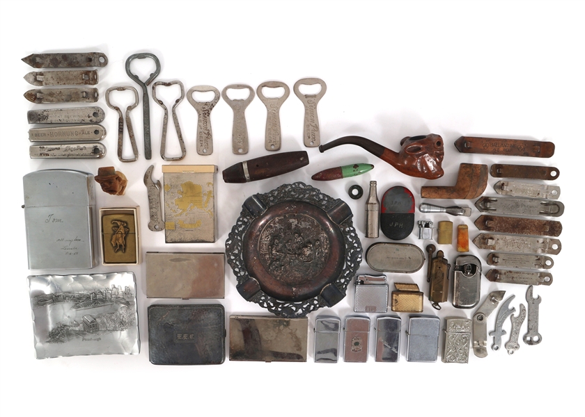20TH CENTURY TOBACCIANA & BOTTLE OPENERS
