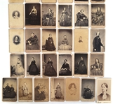 19TH CENTURY CARTE DE VISITE PORTRAIT CARDS