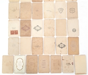 19TH CENTURY CARTE DE VISITE PORTRAIT CARDS