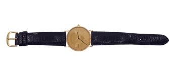 CORUM 18K GOLD 1894 CORONET HEAD $20 COIN WRISTWATCH