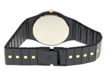 MEN'S MOVADO DIAMOND BEZEL ELECTRICAL WRIST WATCH