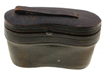 20TH C. OPERA GLASSES, BROOCH & NEEDLE CASE